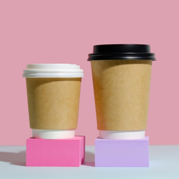 16OZ 2-layer paper cup (kraft) (500 pieces / carton)